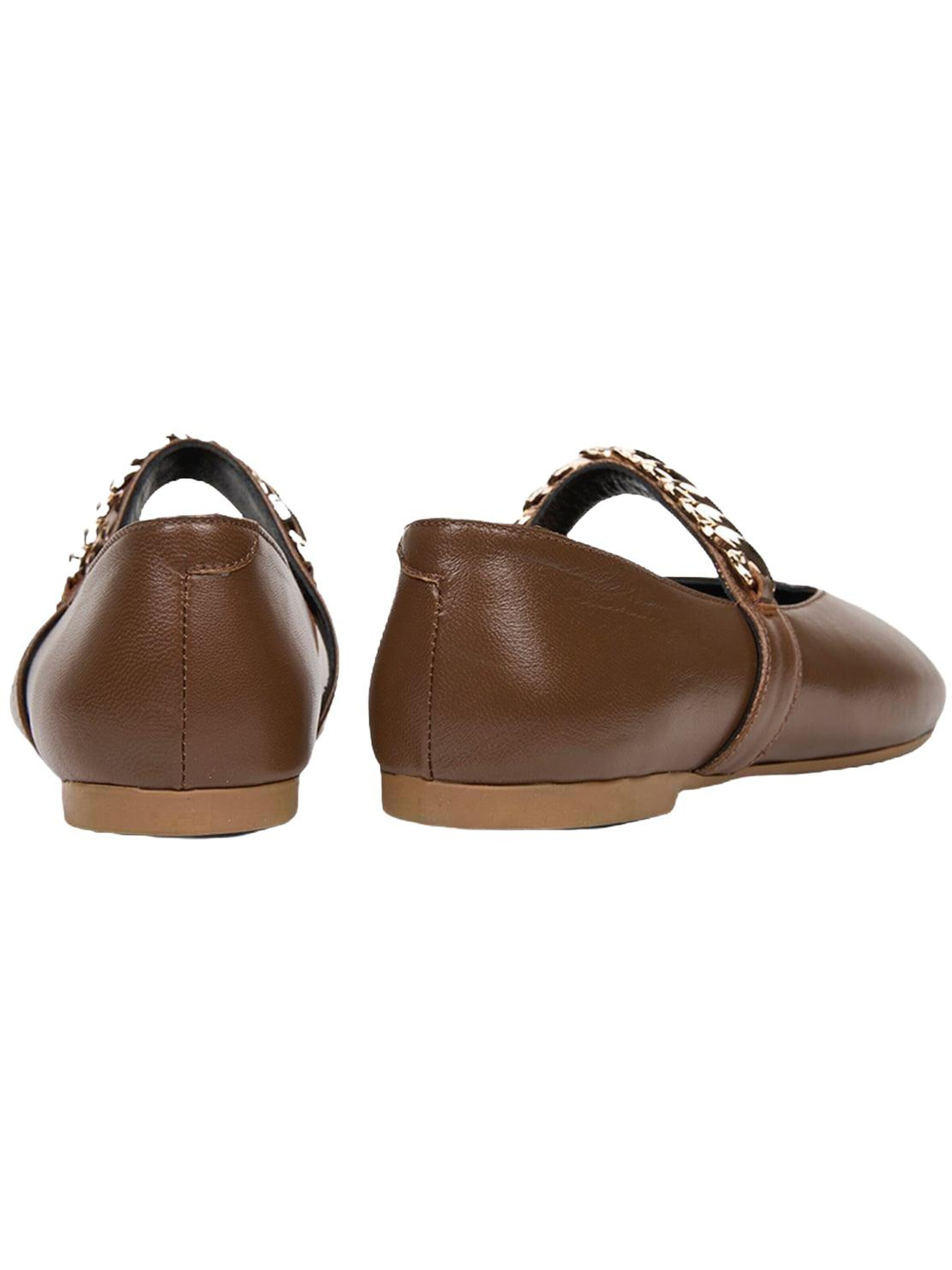 Desa Ballet Flats 'Ballerinas' in Brown