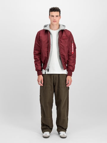 ALPHA INDUSTRIES Übergangsjacke 'MA-1 D-Tec'‌‌‌‌‌‌ in Rot