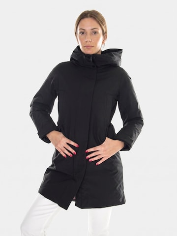 elvine Übergangsjacke 'Hooded Jacket Black'‌ in Schwarz