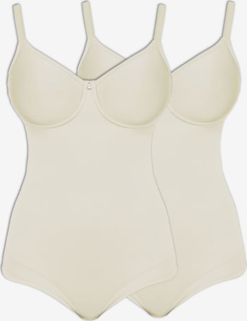 SUSA Corsage 'Catania' in Beige: Vorderseite