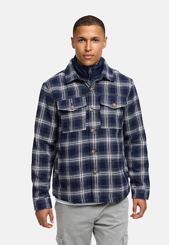 INDICODE JEANS Übergangsjacke in Blau: Vorderseite