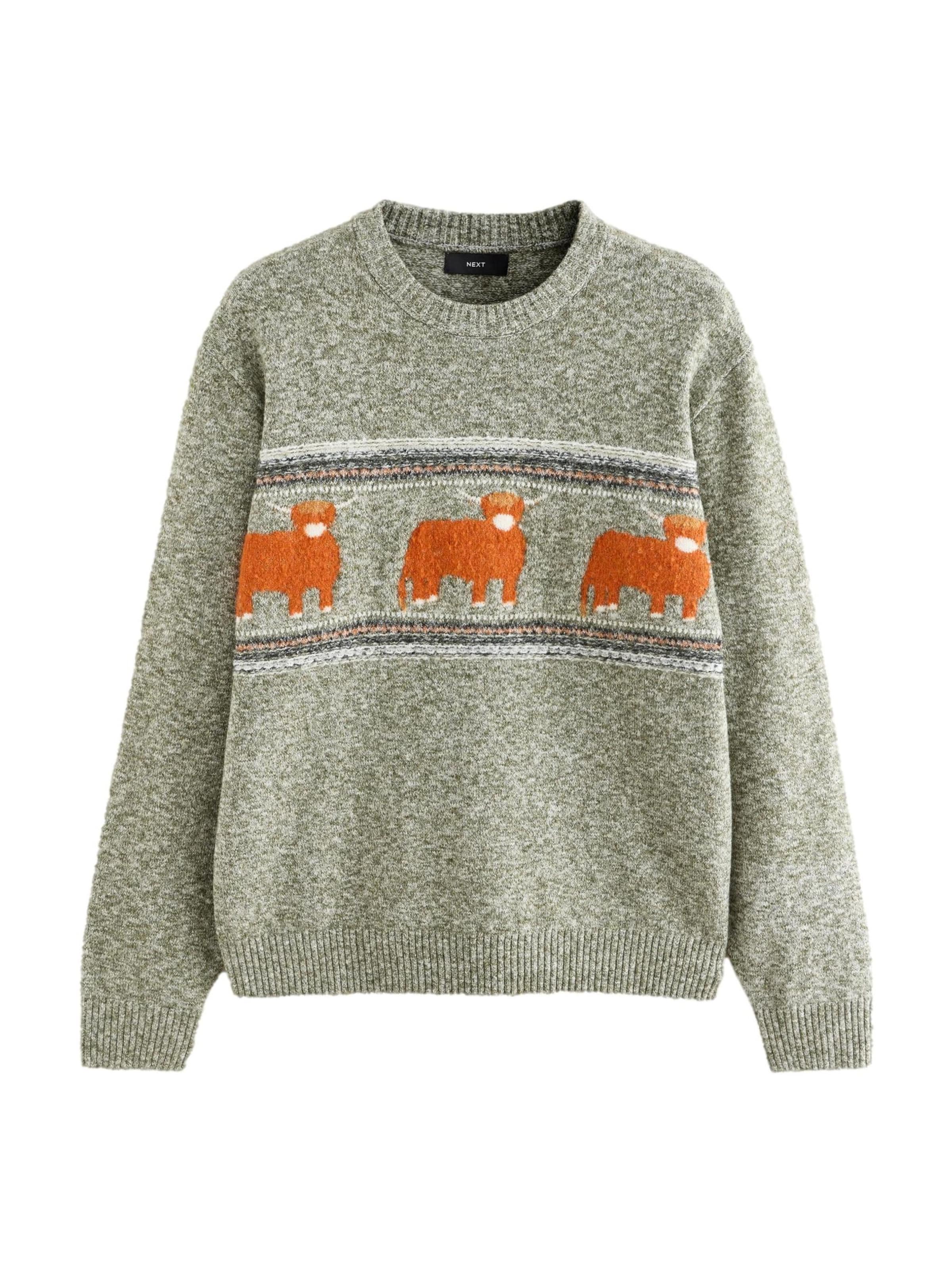 Next Пуловер в зелено: отпред