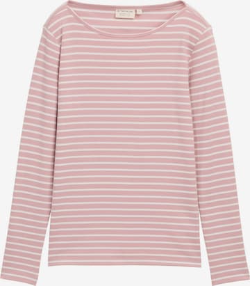 T-shirt TOM TAILOR en rose : devant