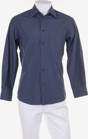 Conwell Button Up Shirt in S in Blue: front