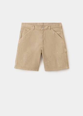 MANGO MAN Regular Chino Pants in Beige