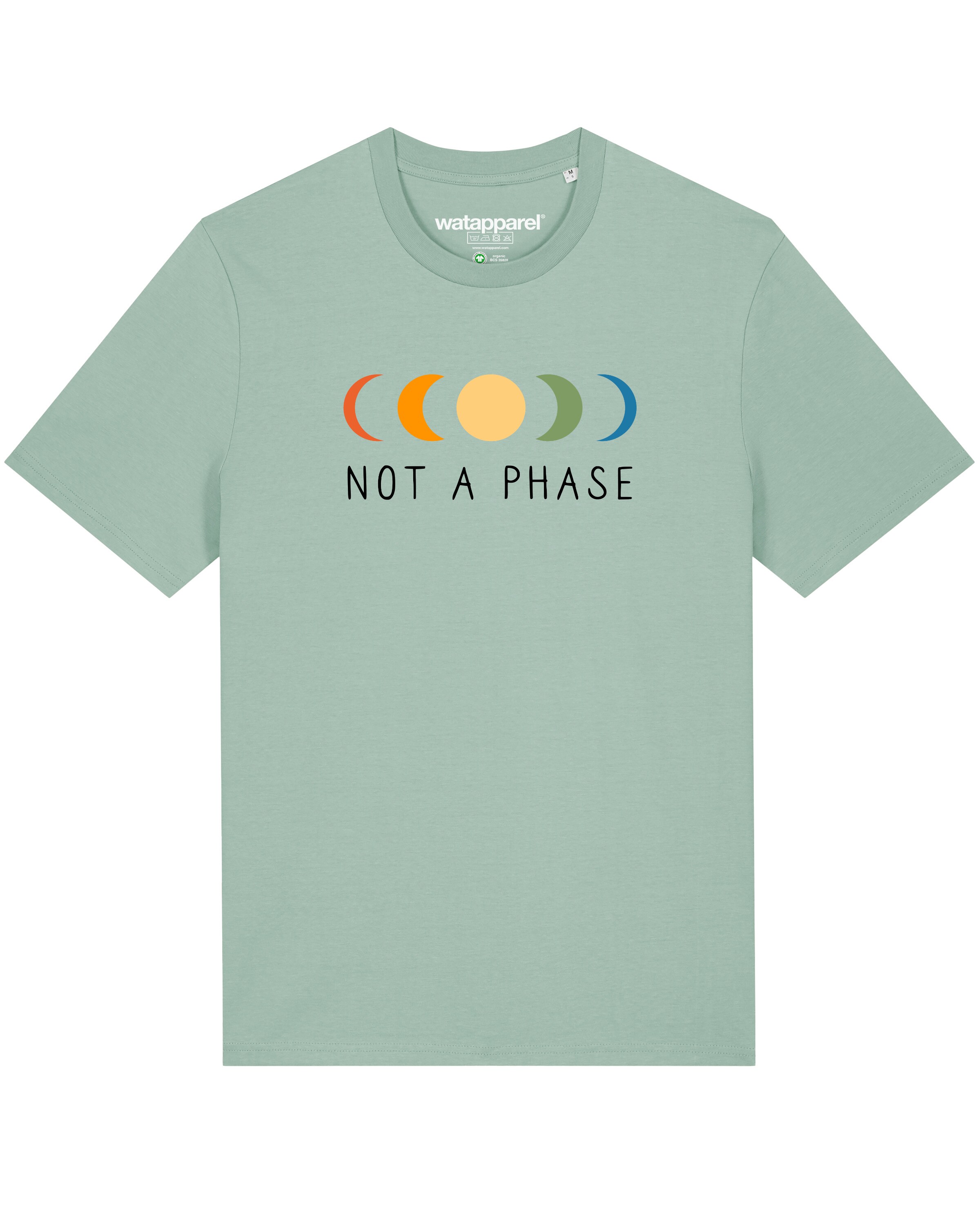Watapparel Shirt 'Not a Phase' in Blauw: voorkant