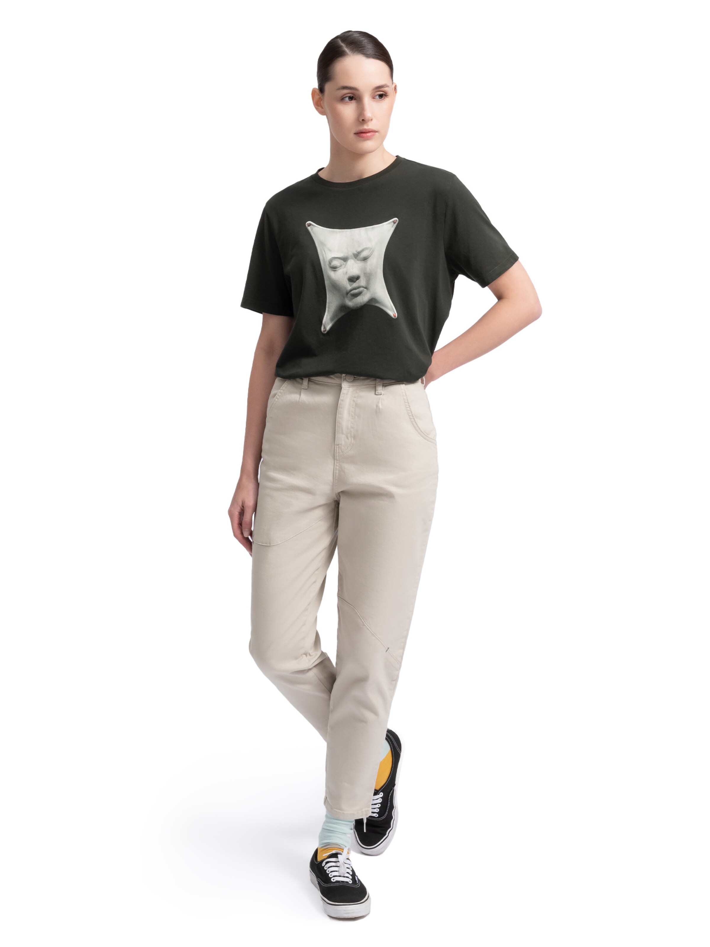 Kaft T-Shirt 'Documented' in Grau