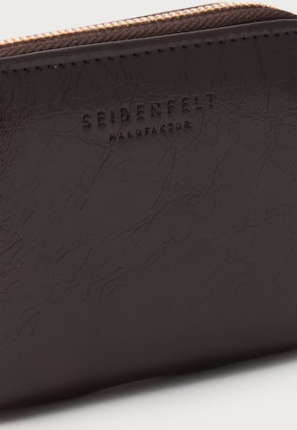 Porte-monnaies 'YLVA' Seidenfelt en marron