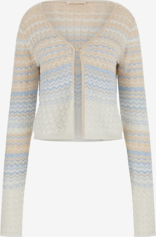 GUESS Gebreid vest in Blauw: voorkant