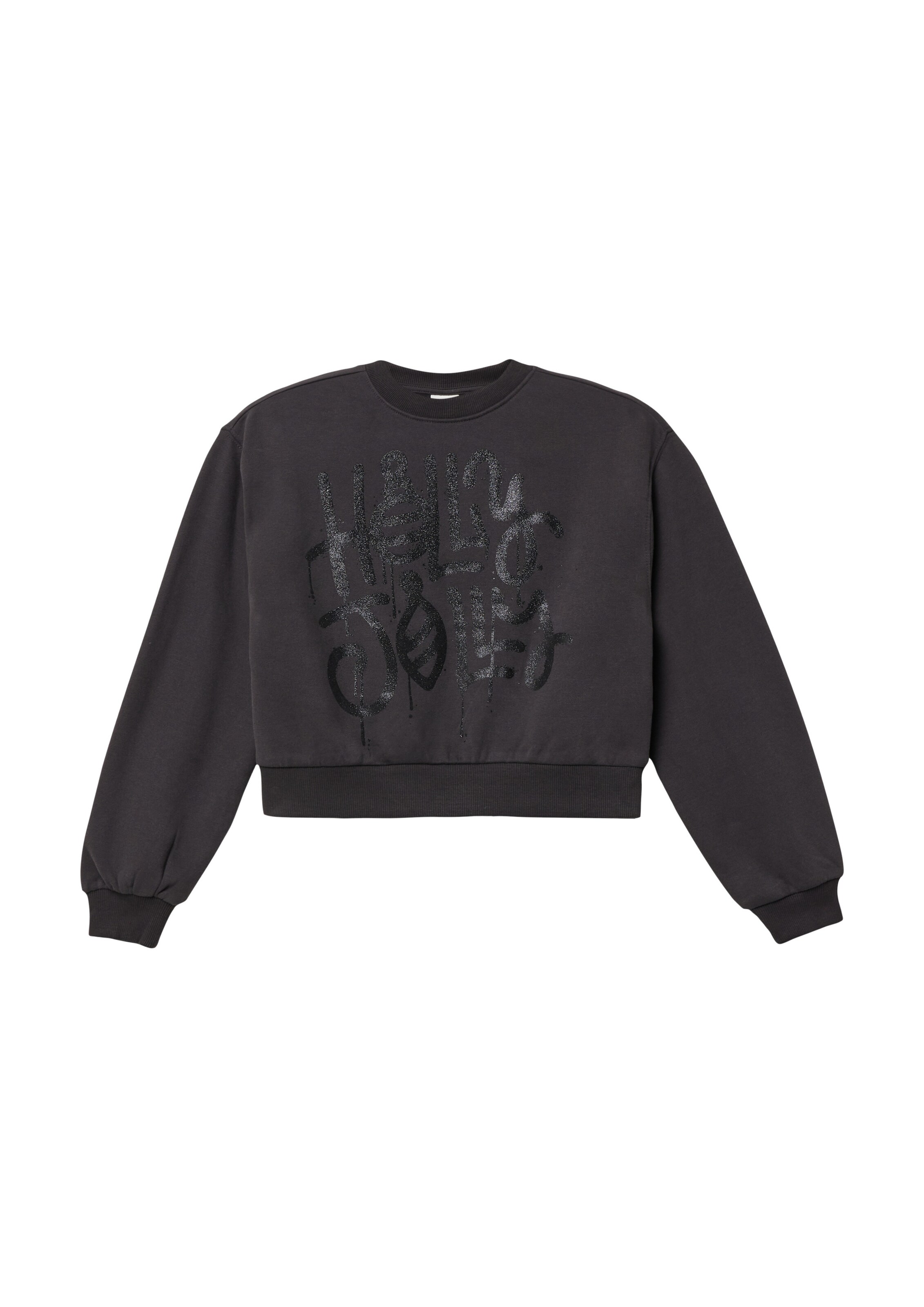 s.Oliver Sweatshirt in Grijs: voorkant