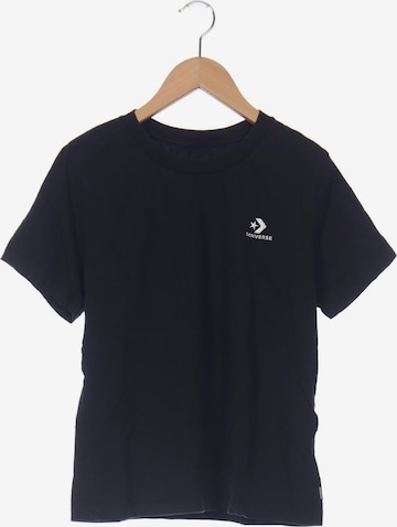 CONVERSE T-Shirt L in Schwarz: predná strana