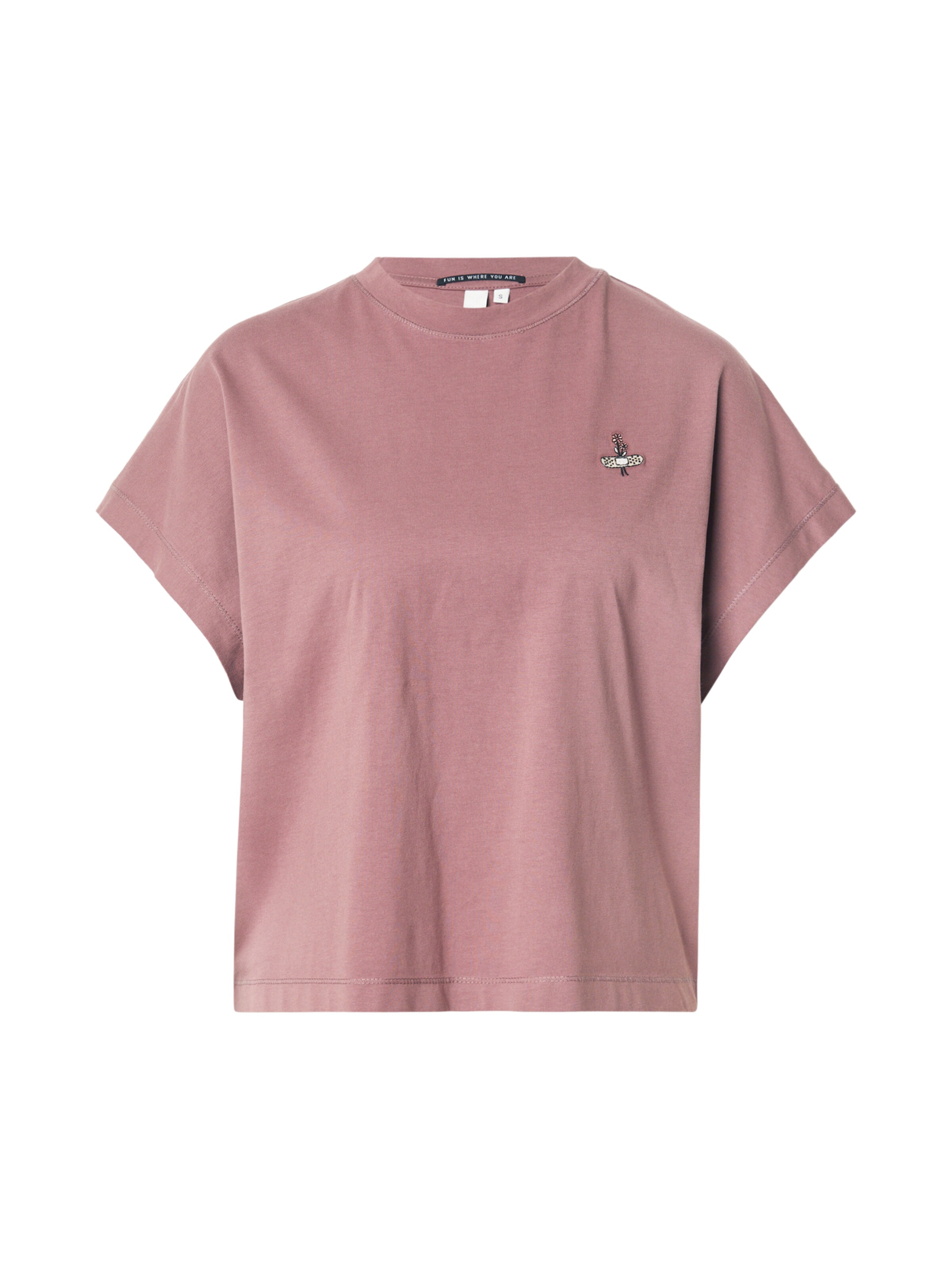 QS Shirt in Lila: Vorderseite