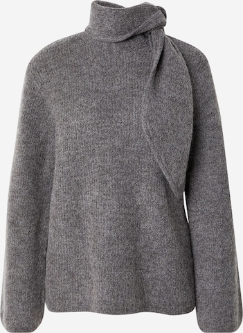 SELECTEDPulover 'SLFLULU' - siva boja: prednji dio