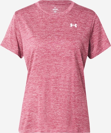 UNDER ARMOUR - Camiseta funcional 'Tech Twist' en rojo: frente