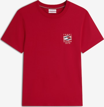 TOMMY HILFIGER Футболка в Красный: спереди