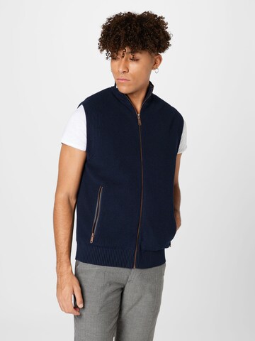 TOM TAILOR Vest in Blue: front