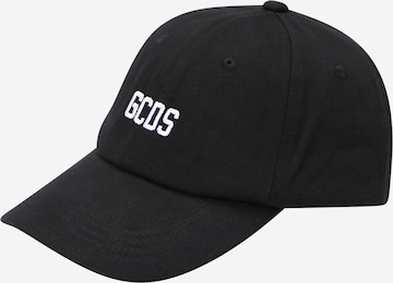 Cappello da baseball di GCDS in nero: frontale