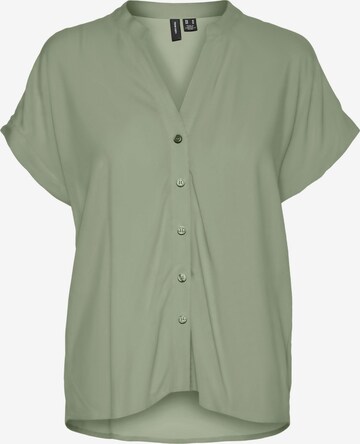 VERO MODA Блуза 'SARA' в зелено: отпред