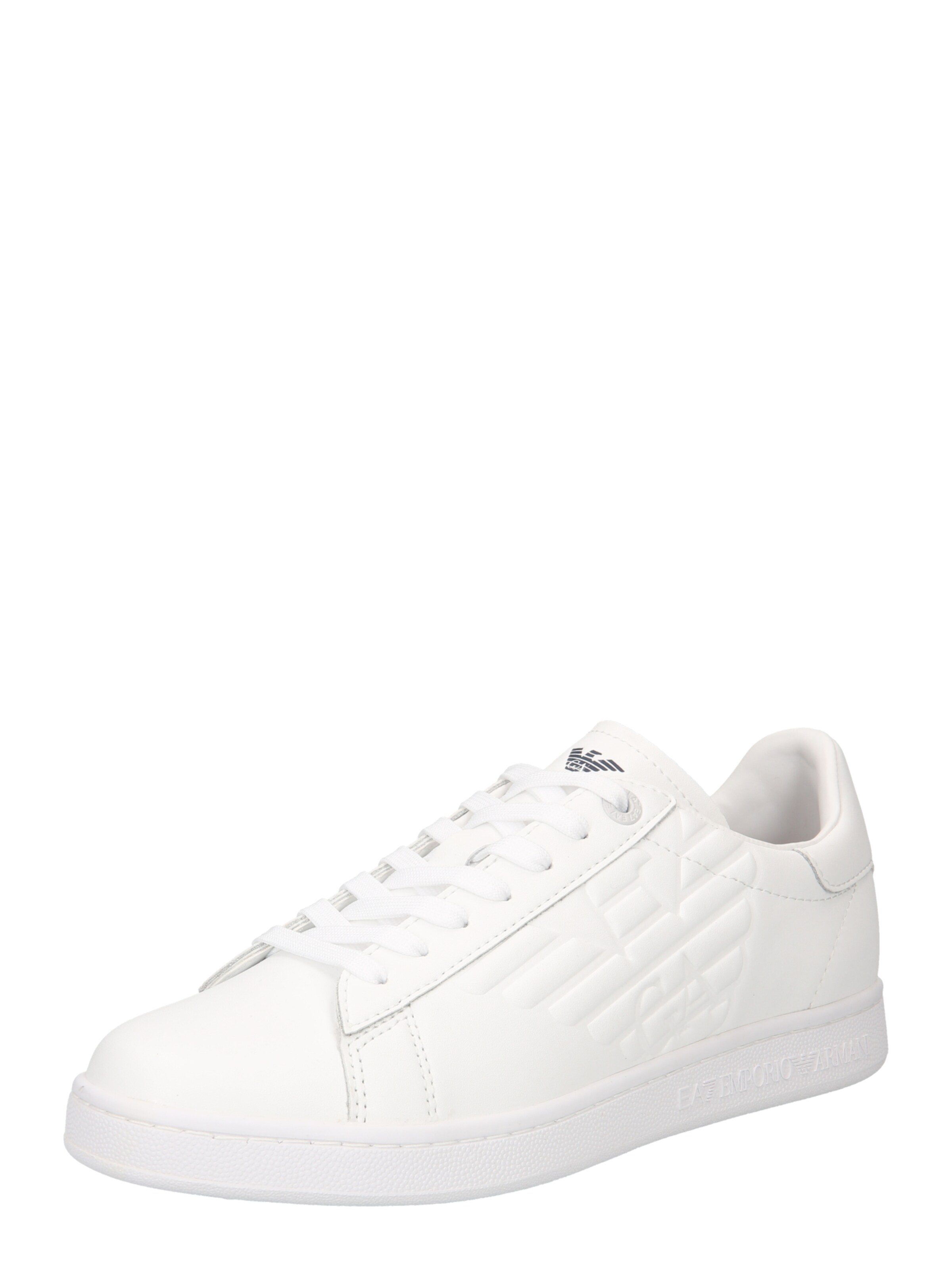 EA7 Emporio Armani Ниски маратонки в бяло: отпред