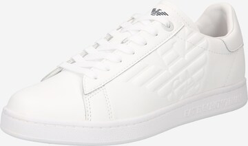 EA7 Emporio Armani Sneakers laag in Wit: voorkant