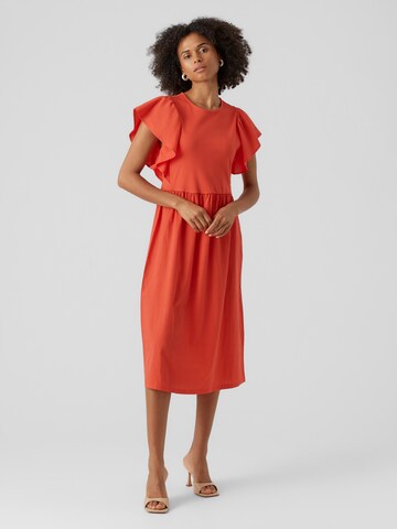 VERO MODA - Vestido 'GILA' em vermelho