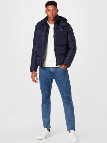 Calvin Klein Jeans Χειμερινό μπουφάν σε μπλε