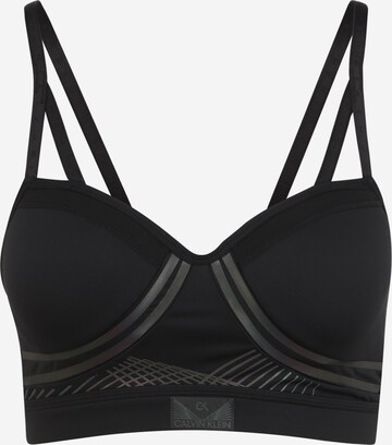 Calvin Klein Performance Sport-BH in Schwarz: predná strana