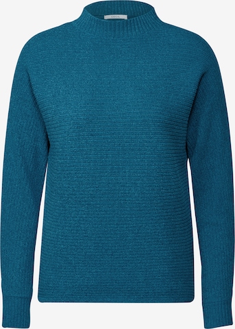 CECIL Pullover 'Chenille' in Blau: Vorderseite