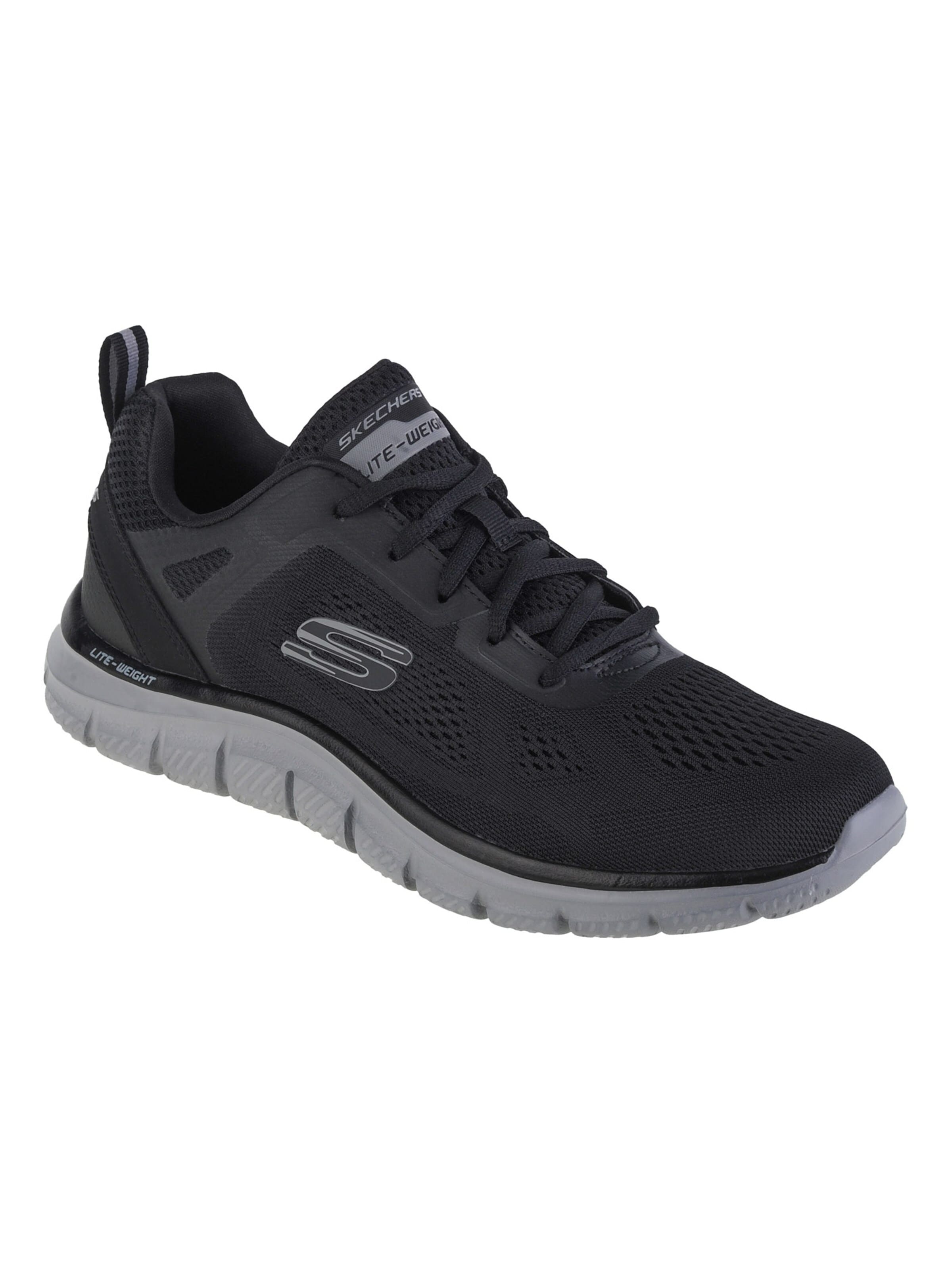 SKECHERS Sneakers laag 'Skechers TRACK - BROADER' in Zwart: voorkant