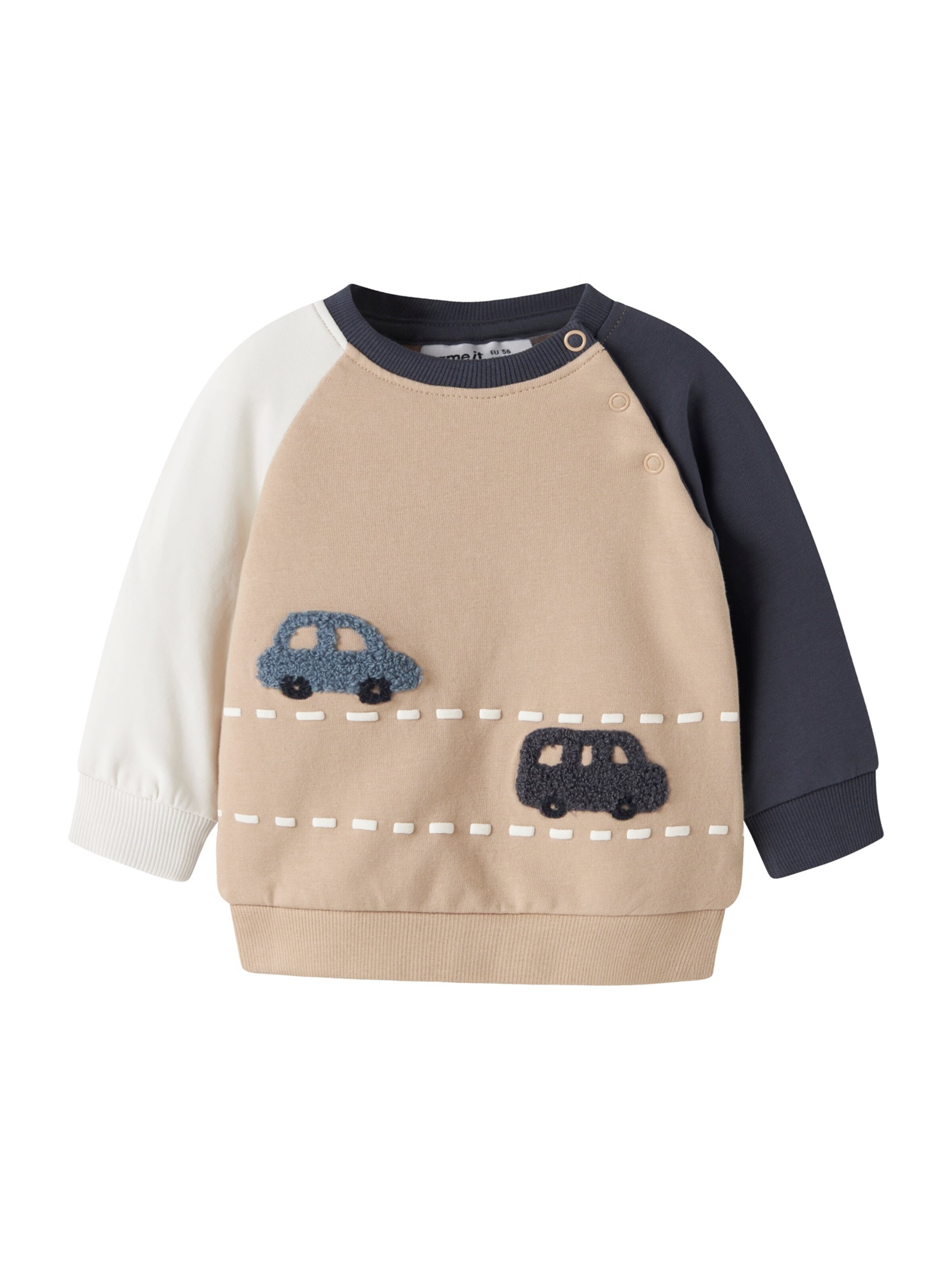 NAME IT - Sudadera 'NBMOMAND' en marrón: frente