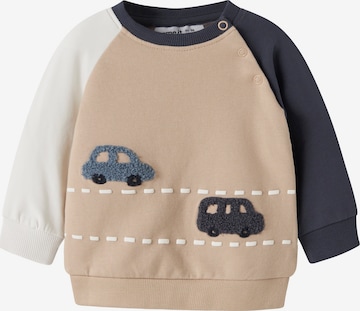 NAME IT - Sudadera 'NBMOMAND' en marrón: frente