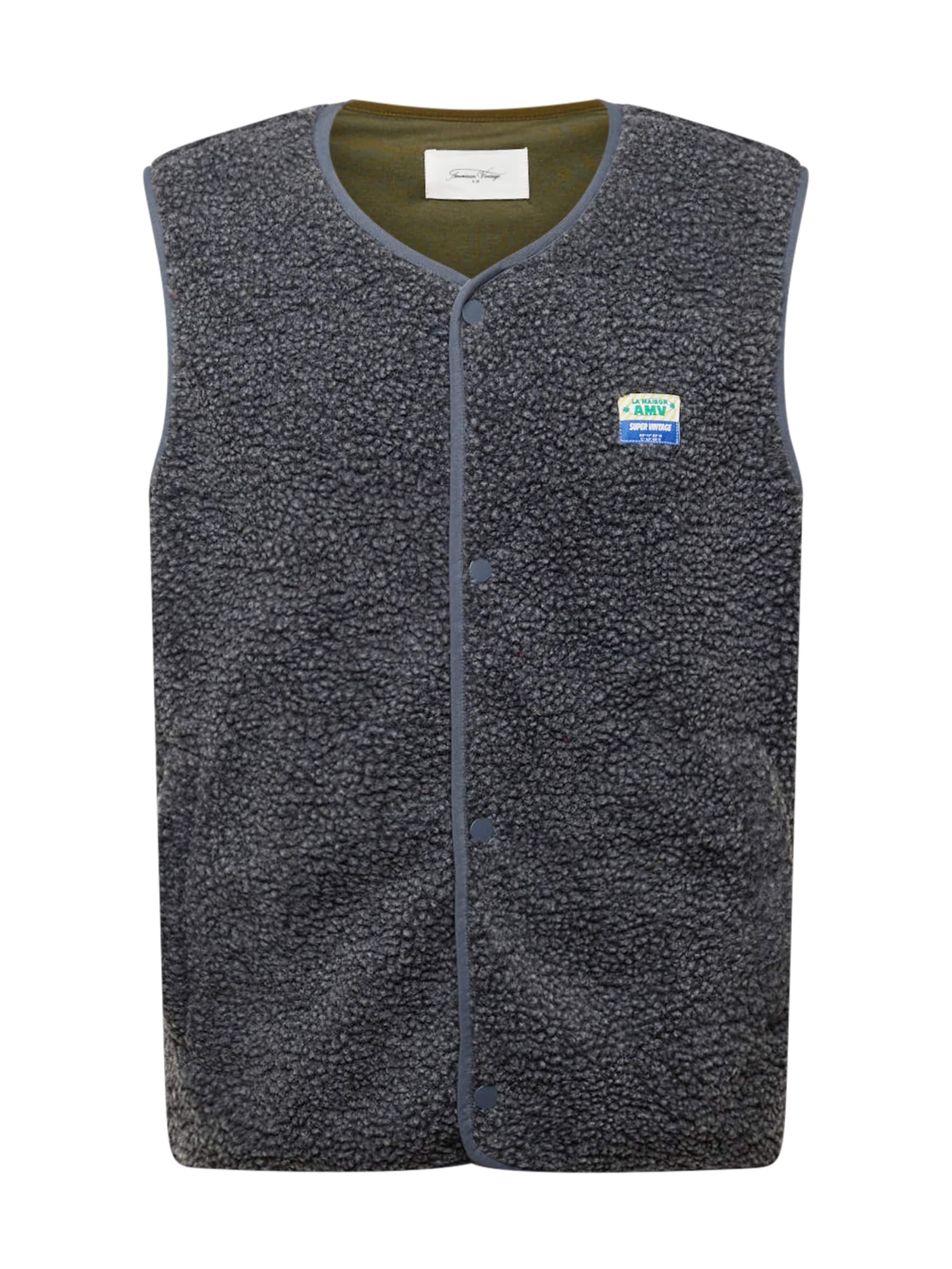 AMERICAN VINTAGE Mellény 'HOKTOWN' - szürke: elől