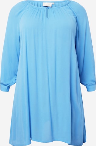 KAFFE CURVE Tunic 'Ami' in Blue: front