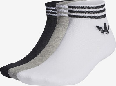 ADIDAS ORIGINALS Socken 'Island Club Trefoil' in grau / schwarz / weiß, Produktansicht
