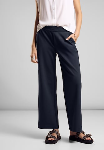 STREET ONE Wide Leg Hose in Schwarz: Vorderseite