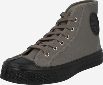 Sneaker alta di US Rubber in grigio: frontale