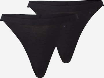 TRIUMPH - Tanga 'Smart Natural' em preto: frente