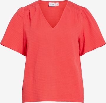 Camicia da donna 'VILania' di VILA in rosso: frontale