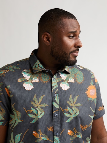 Coupe regular Chemise Petrol Industries en noir