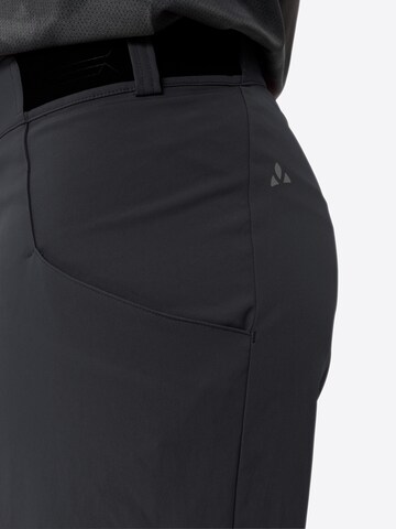 VAUDE Regular Outdoorbroek 'Loamer Base' in Zwart
