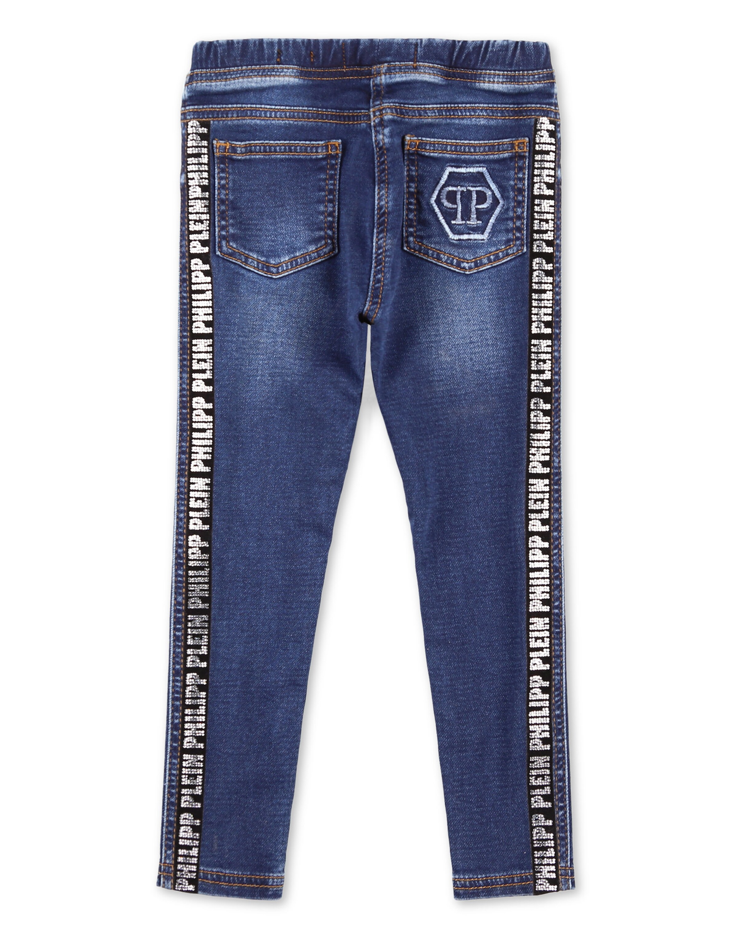 Philipp Plein Slimfit Jeans 'Statement' in Blau