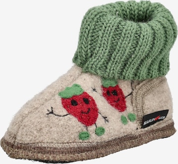HAFLINGER Hausschuh in Beige: Vorderseite