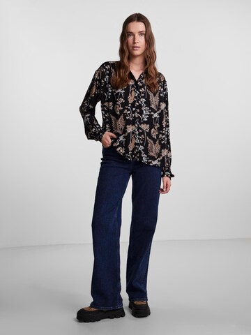 PIECES Blouse 'JUBILEE' in Zwart