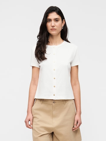 Cardigan TOMMY HILFIGER en blanc : devant