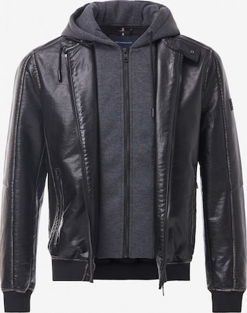 Salsa Jeans Between-Season Jacket 'UNITED KINGDOM' in Black: front