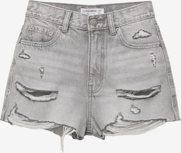 Pull&Bear Regular Farkut värissä harmaa: etupuoli