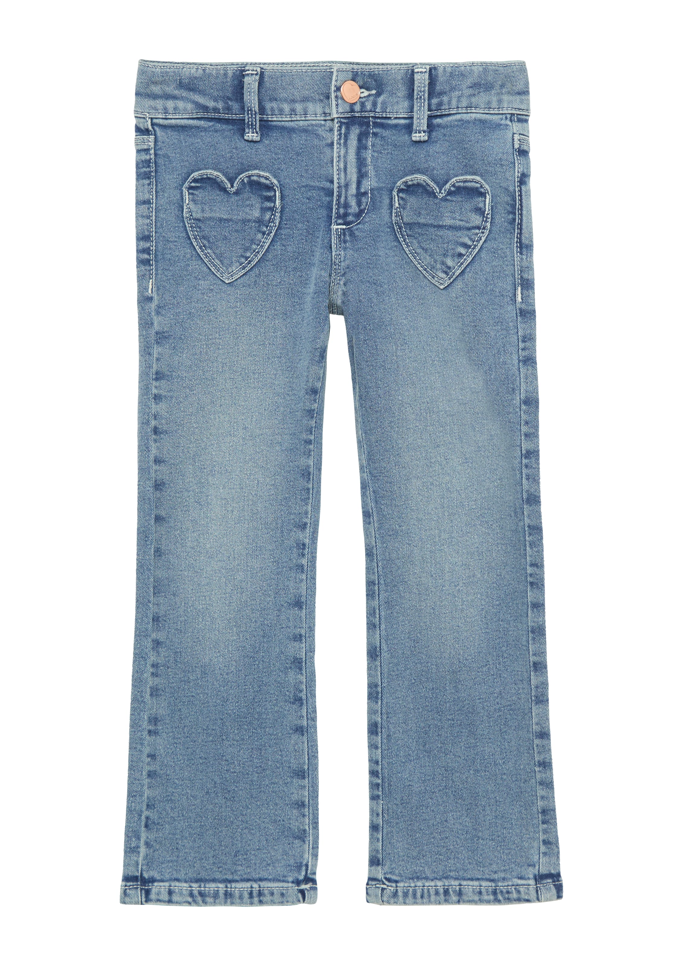 s.Oliver Flared Jeans in Blau: Vorderseite