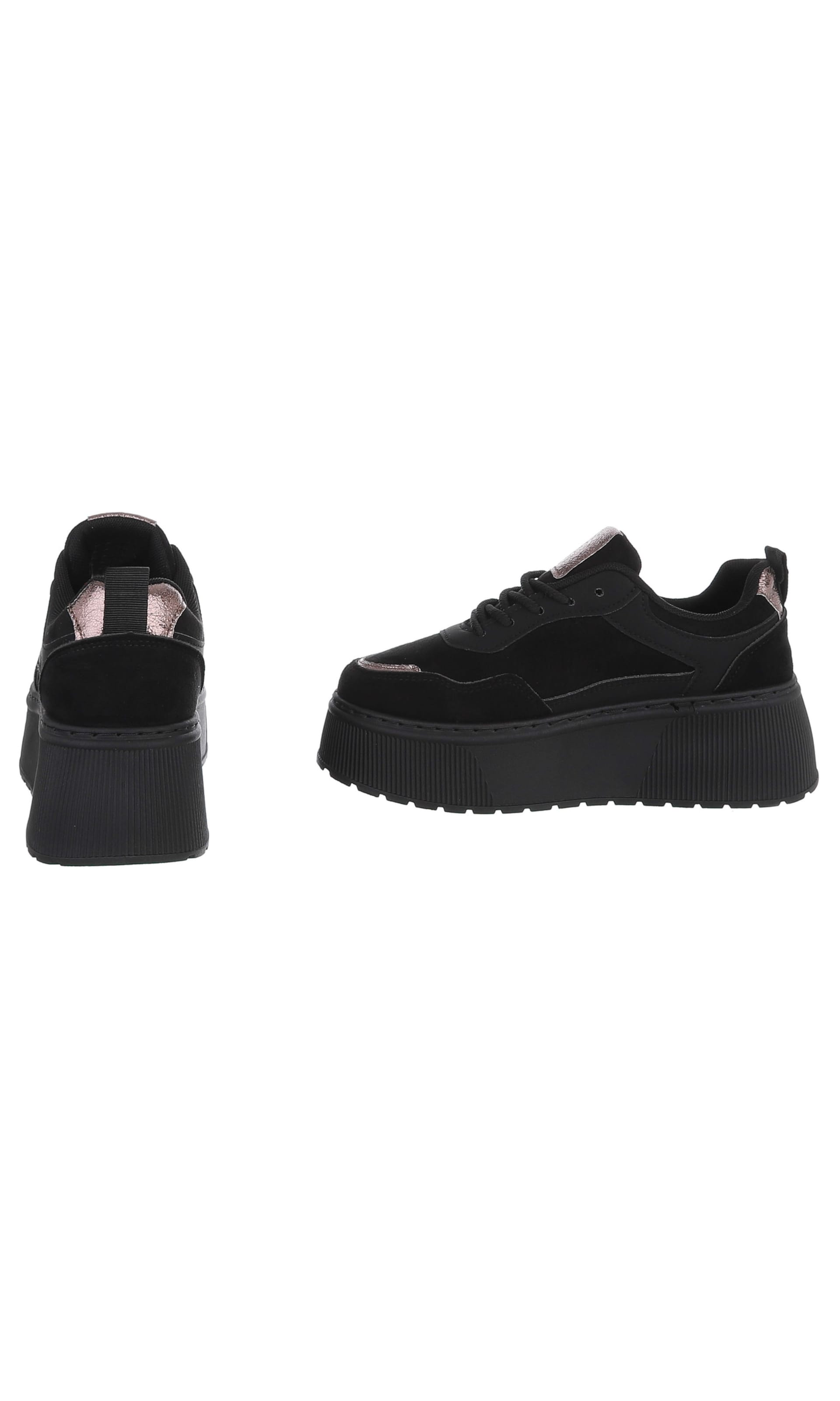 Ital-Design Sneaker in Schwarz