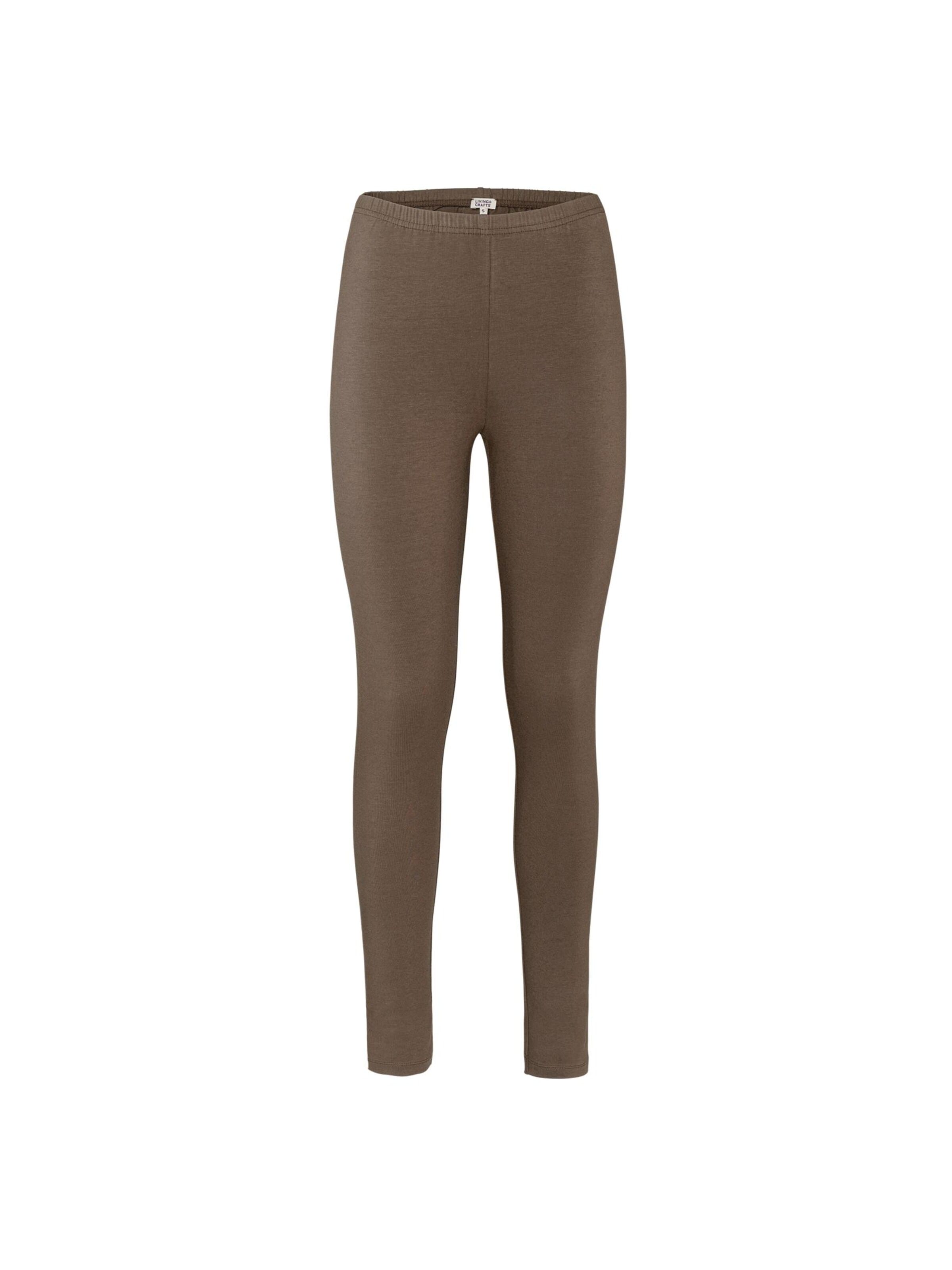 Living Crafts Skinny Leggings 'ANNEDORE' in Brown: front