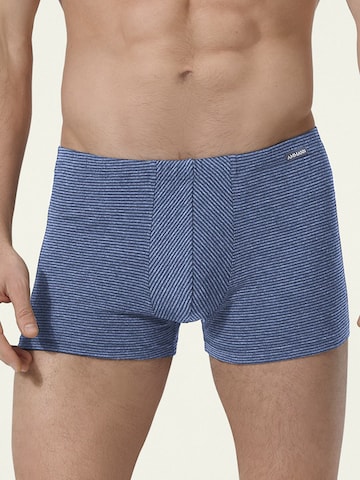 Ammann Boxer shorts ' Jeans Single ' in Blue: front